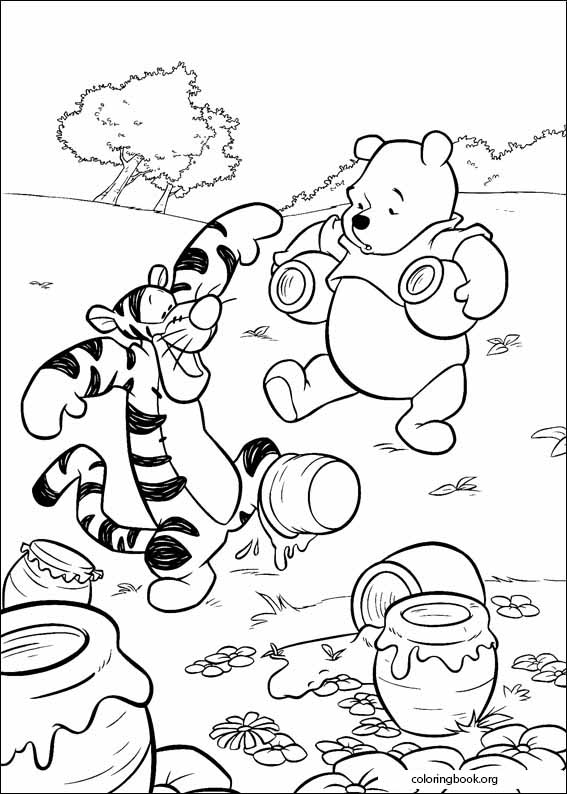 Winnie The Pooh coloring page (003)