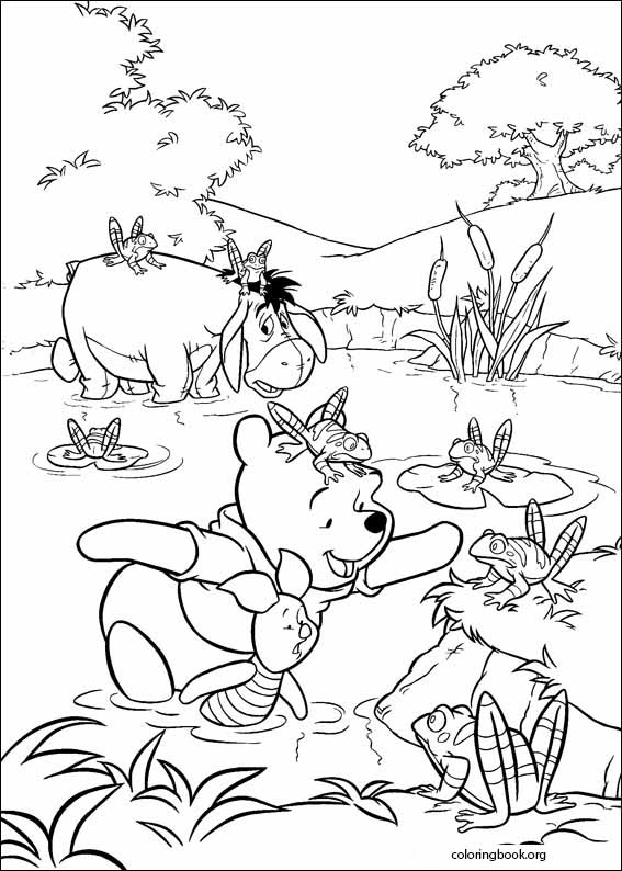 Winnie The Pooh coloring page (004)