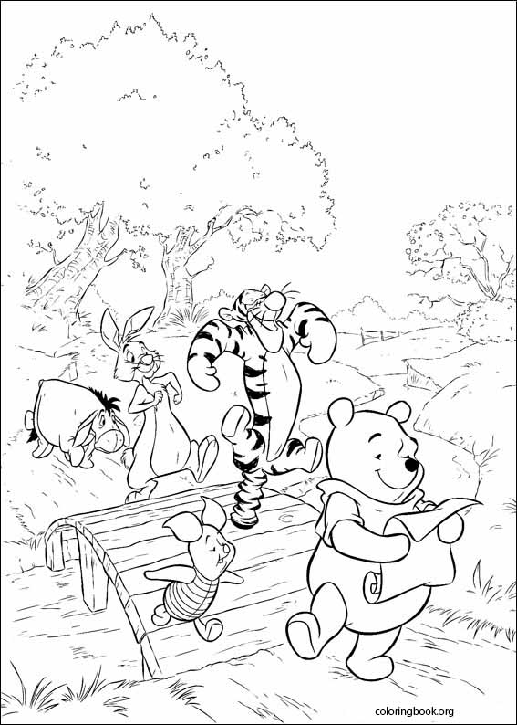 Winnie The Pooh coloring page (005)