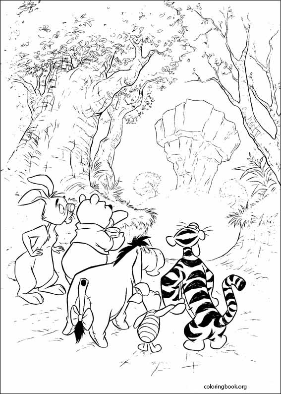 Winnie The Pooh coloring page (013)