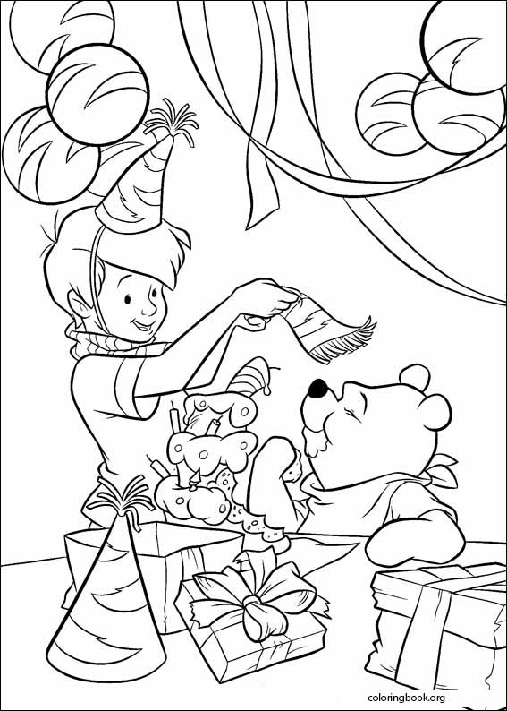 Winnie The Pooh coloring page (021)