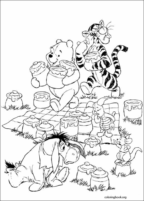 Winnie The Pooh coloring page (022)
