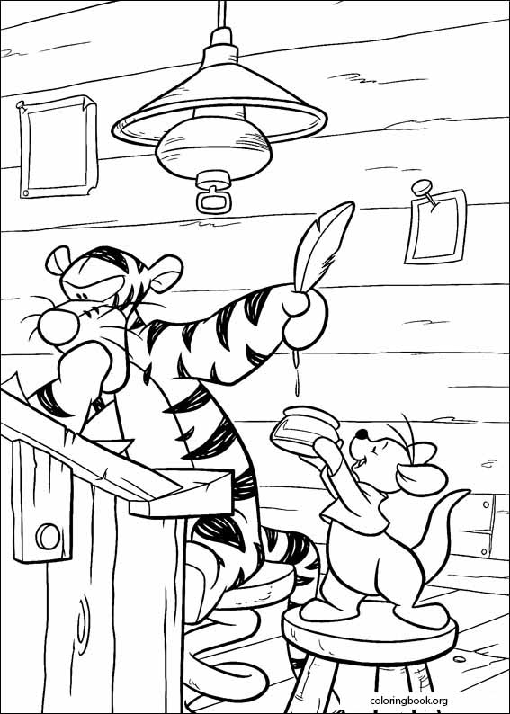 Winnie The Pooh coloring page (025)