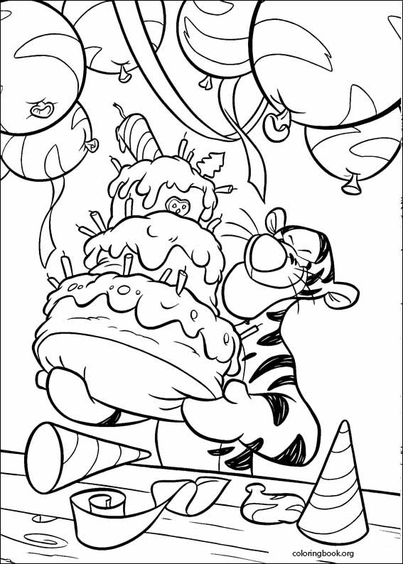 Winnie The Pooh coloring page (026)