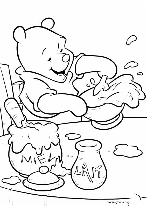 Winnie The Pooh coloring page (032)