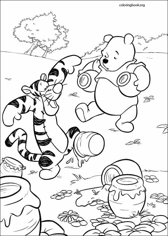 Winnie The Pooh coloring page (064)
