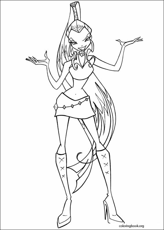 Winx Club coloring page (001)