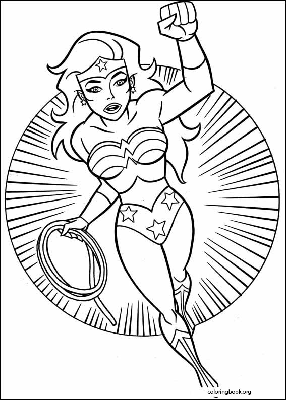 Wonder Woman coloring page (004)