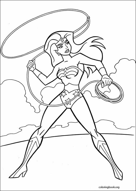 Wonder Woman coloring page (006)