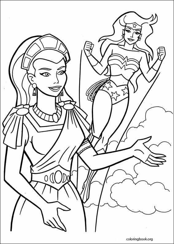 Wonder Woman coloring page (009)