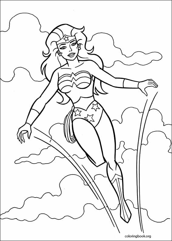 Wonder Woman coloring page (013)