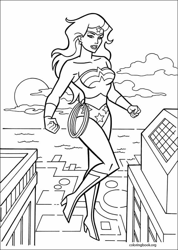 Wonder Woman coloring page (015)