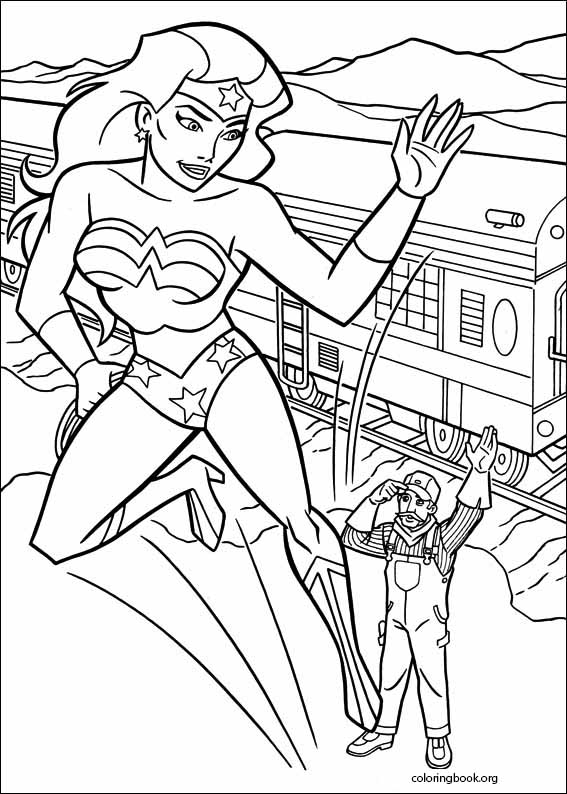Wonder Woman coloring page (023)