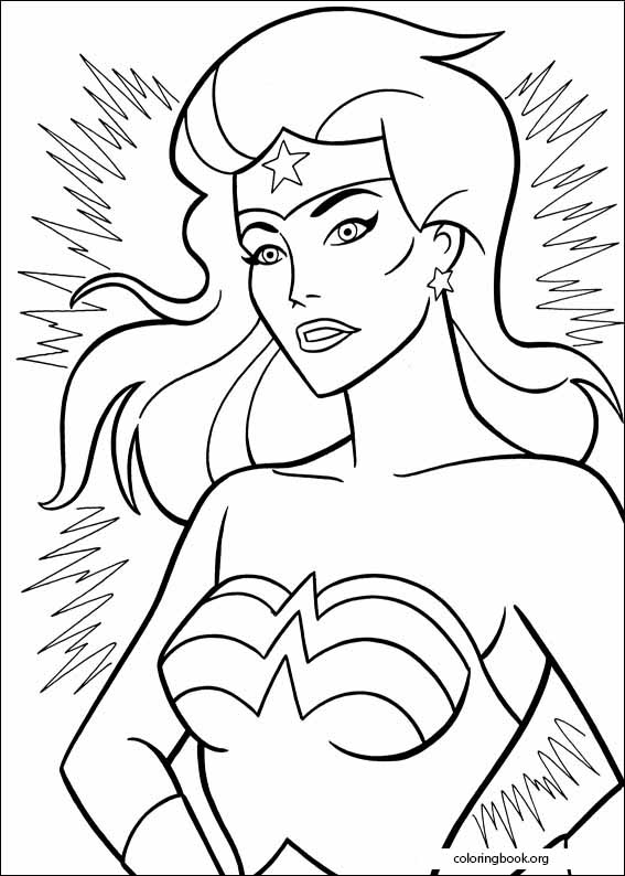 Wonder Woman coloring page (024)