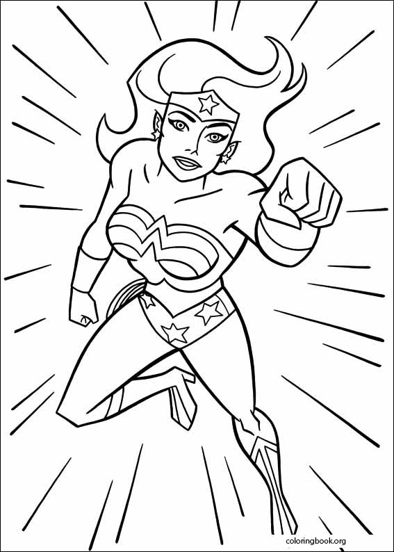 Wonder Woman coloring page (025)