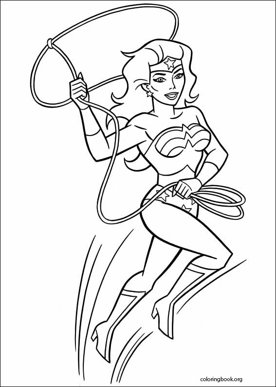 Wonder Woman coloring page (030)