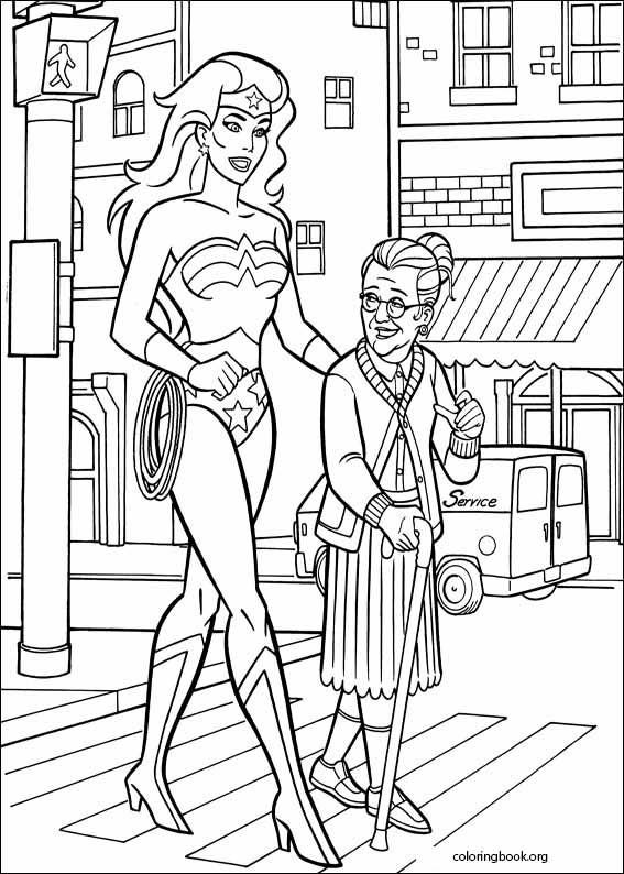 Wonder Woman coloring page (041)