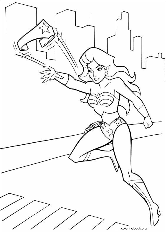 Wonder Woman coloring page (045)
