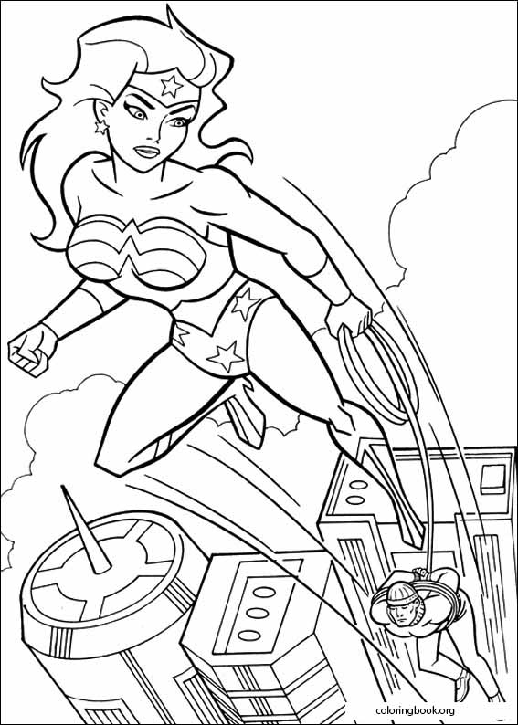 Wonder Woman coloring page (058)