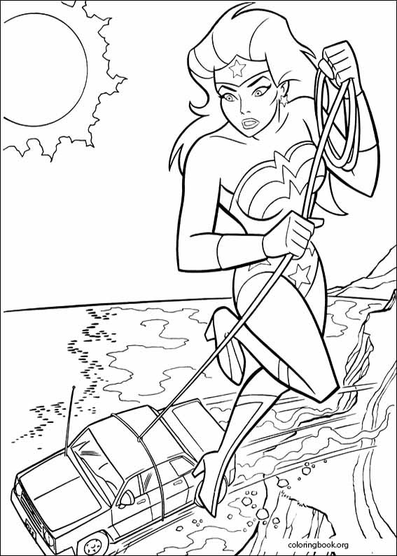 Wonder Woman coloring page (060)