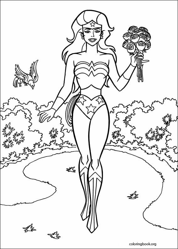 Wonder Woman coloring page (061)
