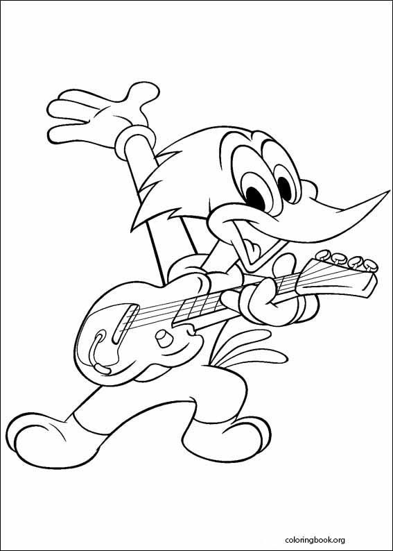Woody Woodpecker coloring page (005)