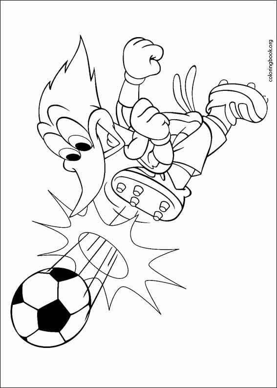 Woody Woodpecker coloring page (006)