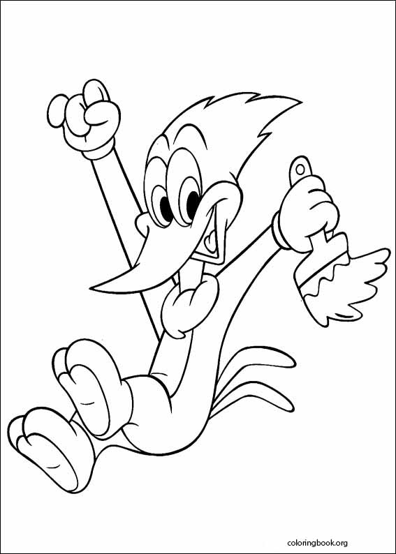 Woody Woodpecker coloring page (013)