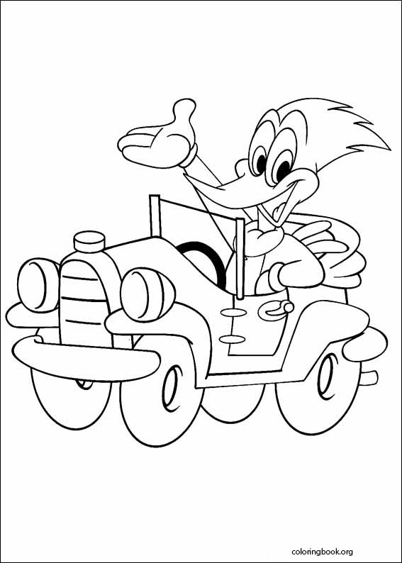 Woody Woodpecker coloring page (016)