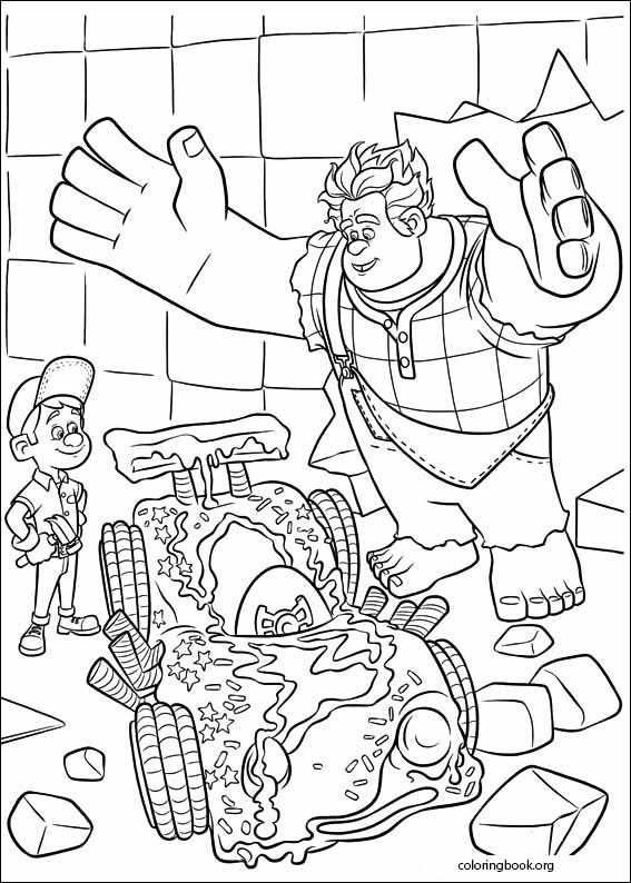Wreck-It Ralph coloring page (038)