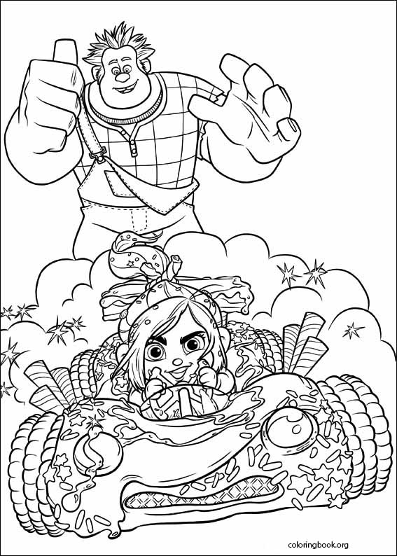 Wreck-It Ralph coloring page (042)