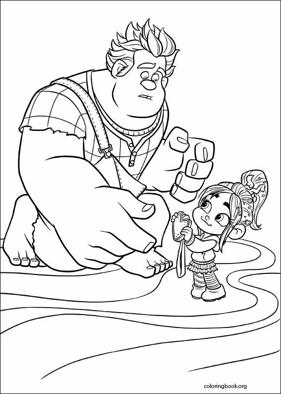 Wreck-It Ralph coloring page (043)