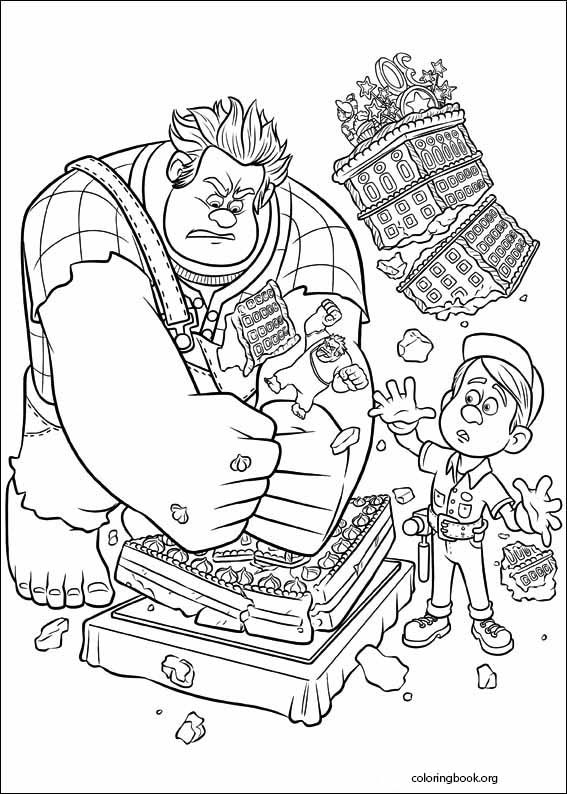 Wreck-It Ralph coloring page (048)