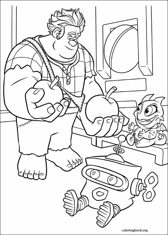 Wreck-It Ralph coloring page (050)