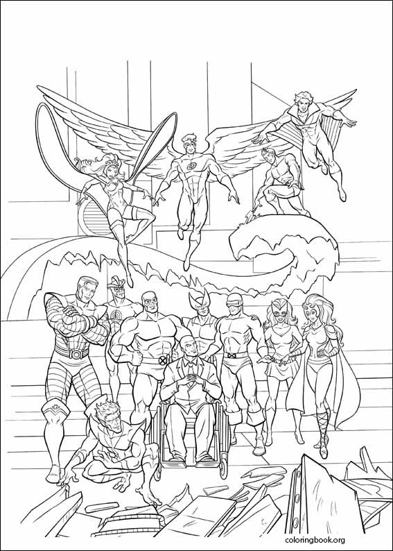 X-Men coloring page (004)