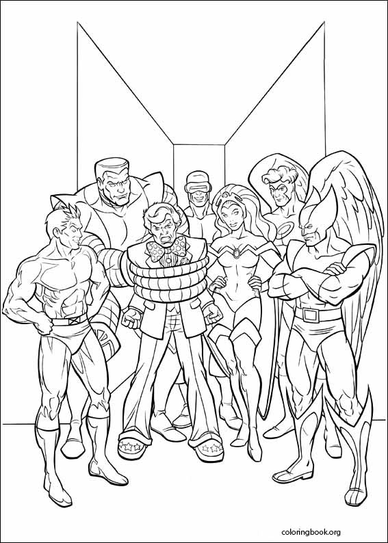 X-Men coloring page (008)
