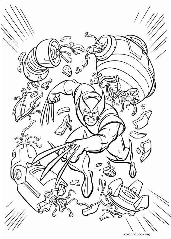 X-Men coloring page (012)