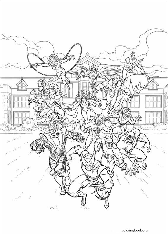 X-Men coloring page (018)