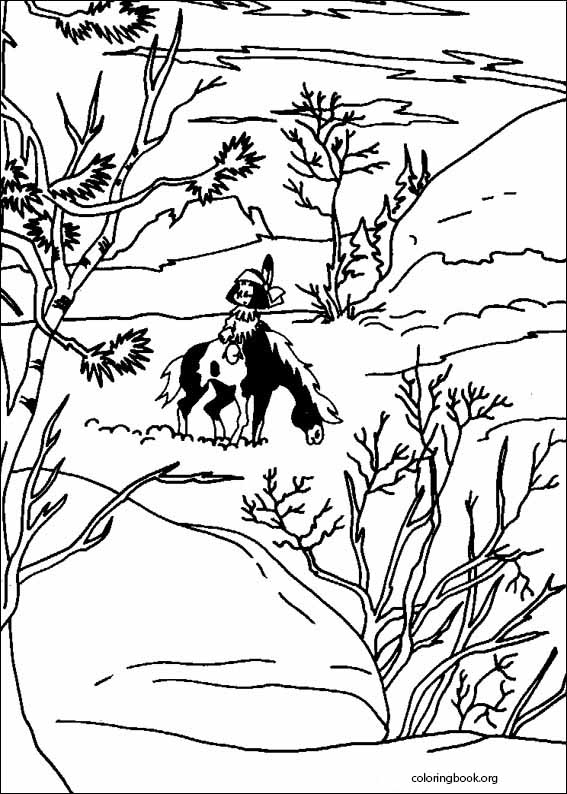 Yakari coloring page (012)