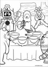 Yo Gabba Gabba Coloring Pages Coloringbook Org