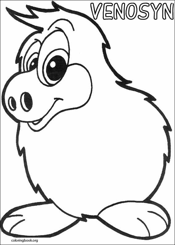 Yokomon coloring page (010)