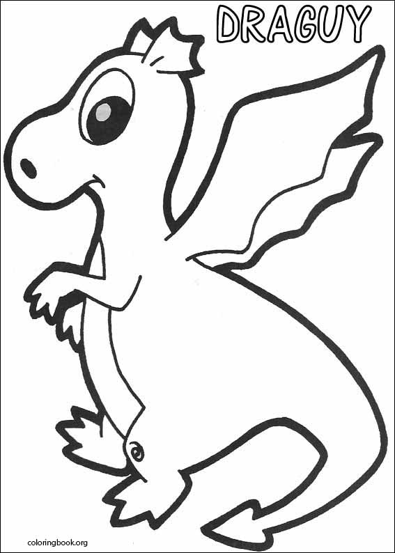 Yokomon coloring page (011)