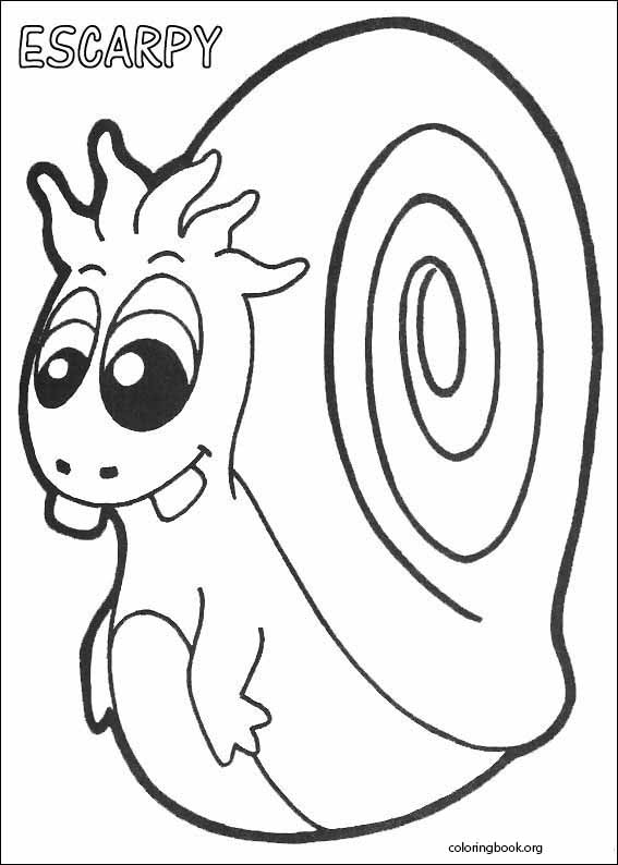 Yokomon coloring page (020)