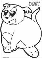 Yokomon coloring page (013)